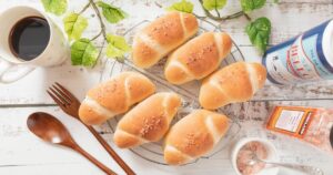 コーヒーと塩パン